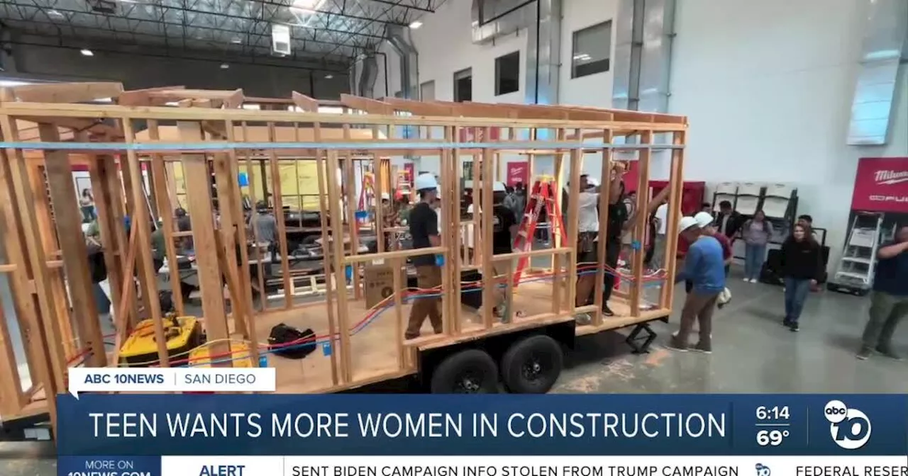 Local teen inspiring women to work in construction industry