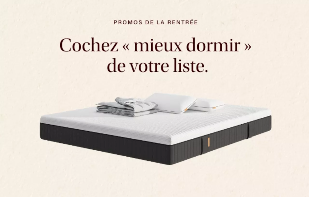 Profitez de ces offres Emma afin de commander les essentiels pour mieux dormir pour la rentrée