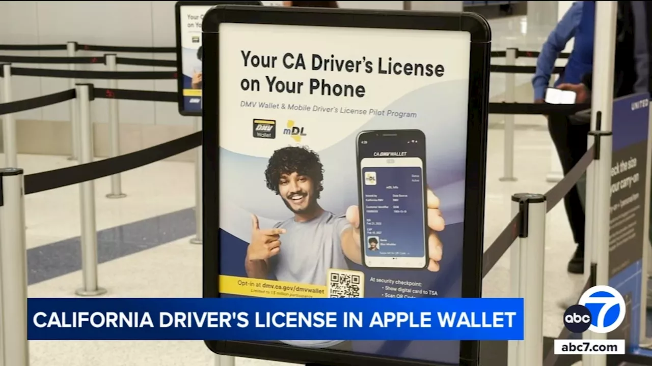 Californians can now download mobile driver's license on Apple Wallet