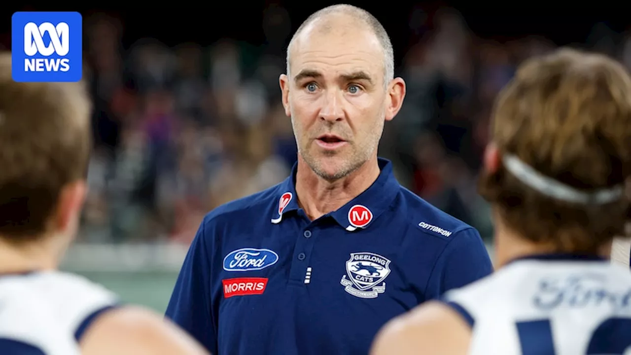 Geelong assistant coach Steven King hospitalised after collapsing at training ahead of AFL preliminary final