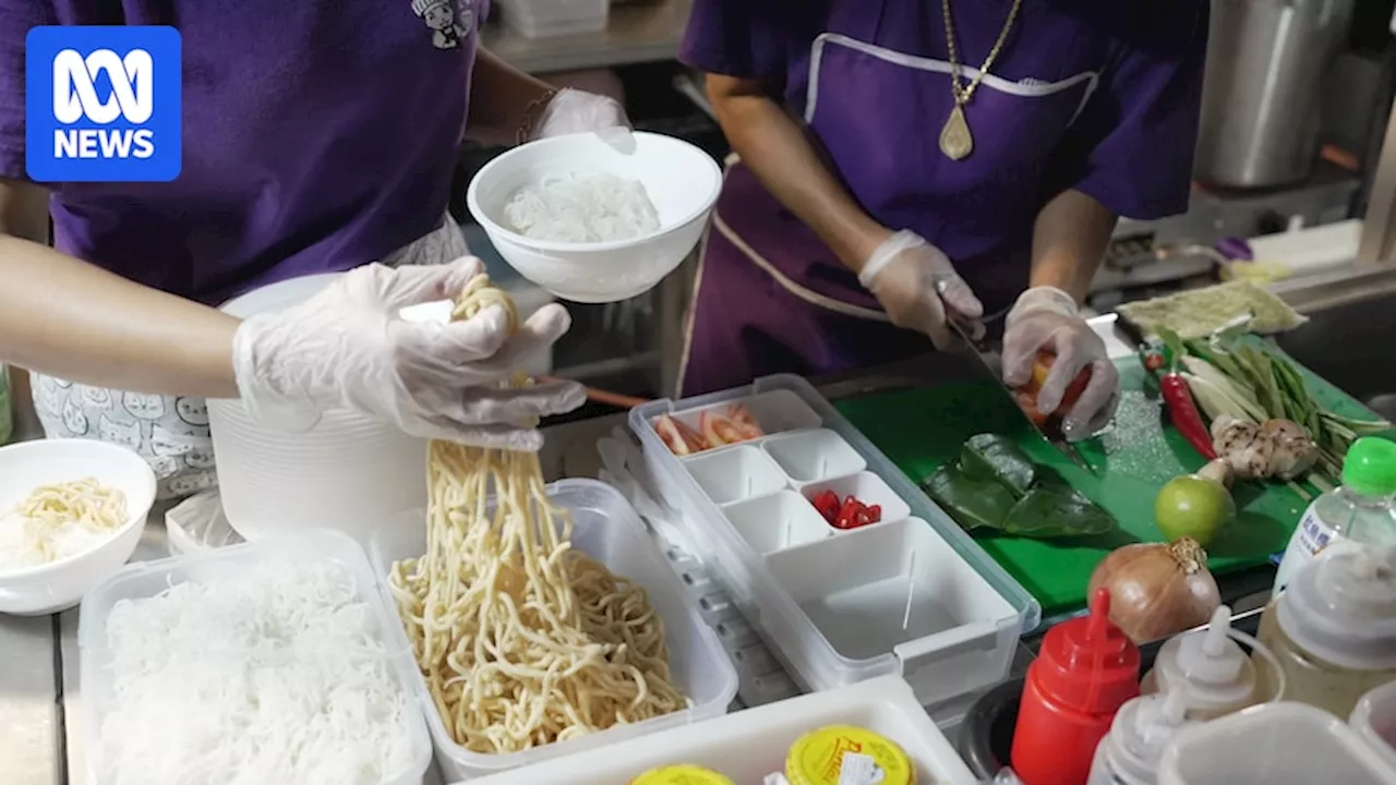 Laksa is Darwin's signature dish. This is how it gets made on market day