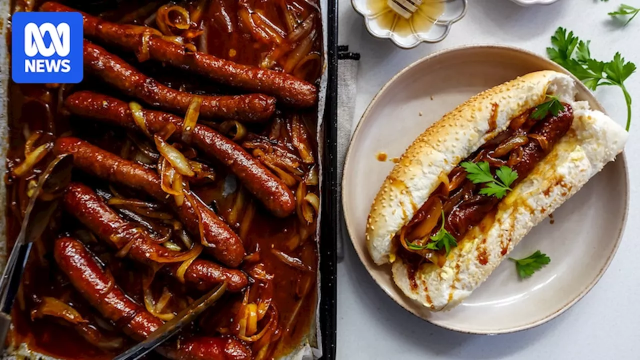 Pomegranate Molasses & Honey Sausage Tray Bake