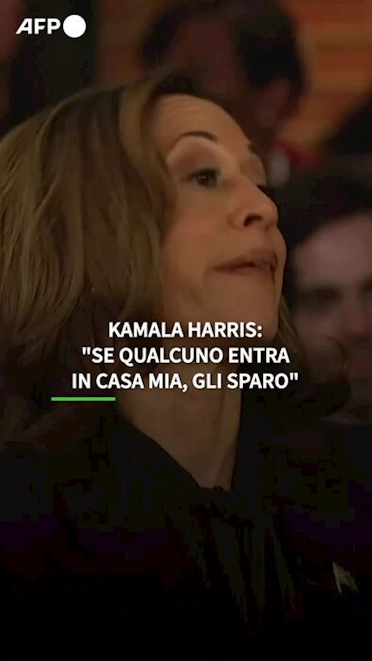 Kamala Harris a Oprah: 'Se qualcuno entra a casa mia gli sparo'