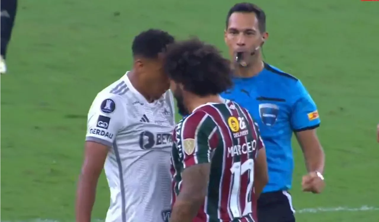 [Video] Marcelo y futbolista colombiano se pelearon en Libertadores