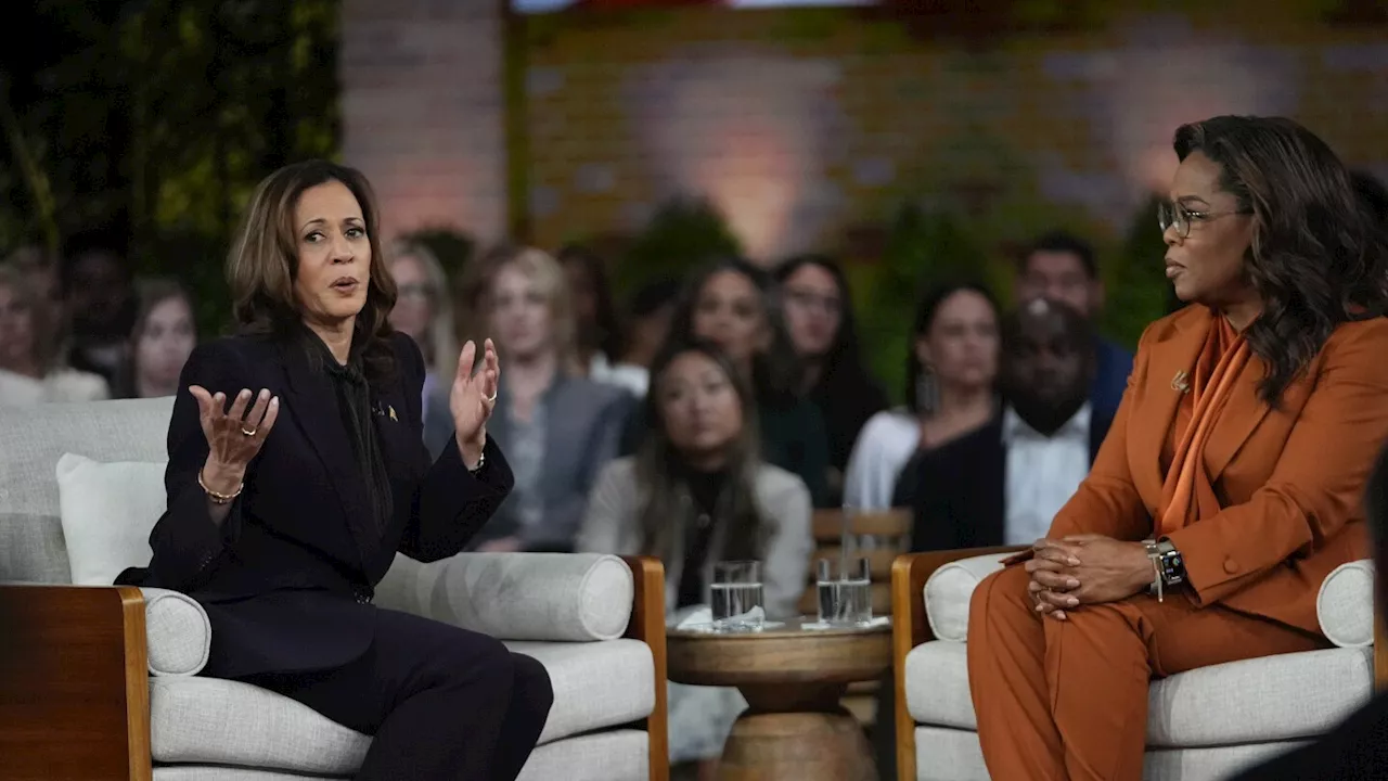 Harris busca el impulso de Oprah como parte de su estrategia de medios digitales