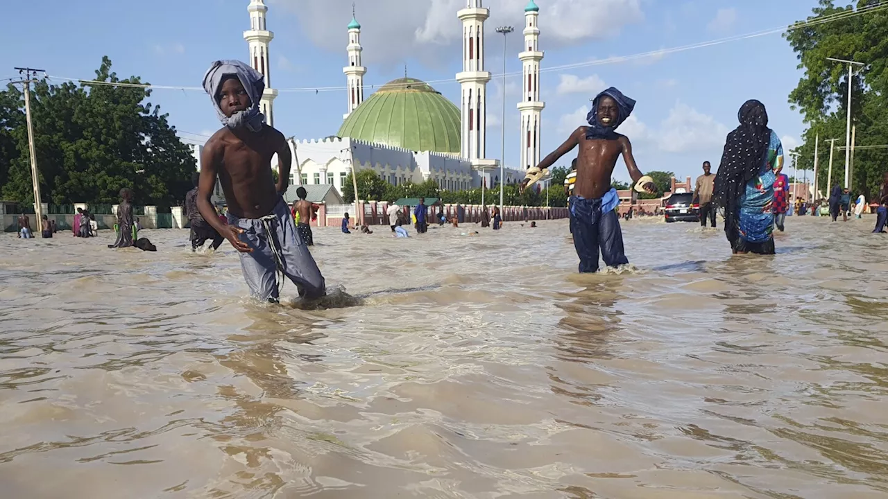 'Water is flooding everywhere' as torrential rains sweep through West and Central Africa