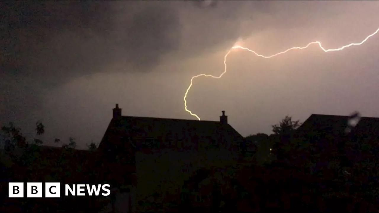 Thunderstorm disruption warning for East of England