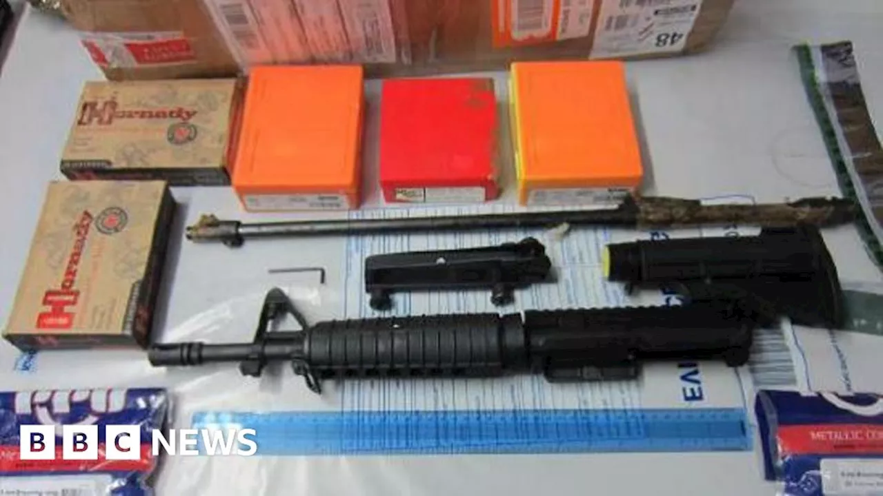 Newtownards pensioner posted himself AR-15 and handguns from the US