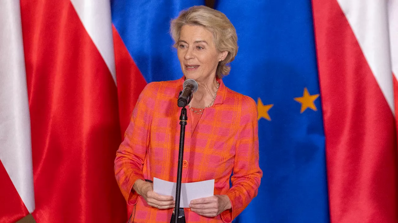 'Nous aiderons l'Ukraine': Ursula von der Leyen à Kiev pour garantir le 'soutien' européen