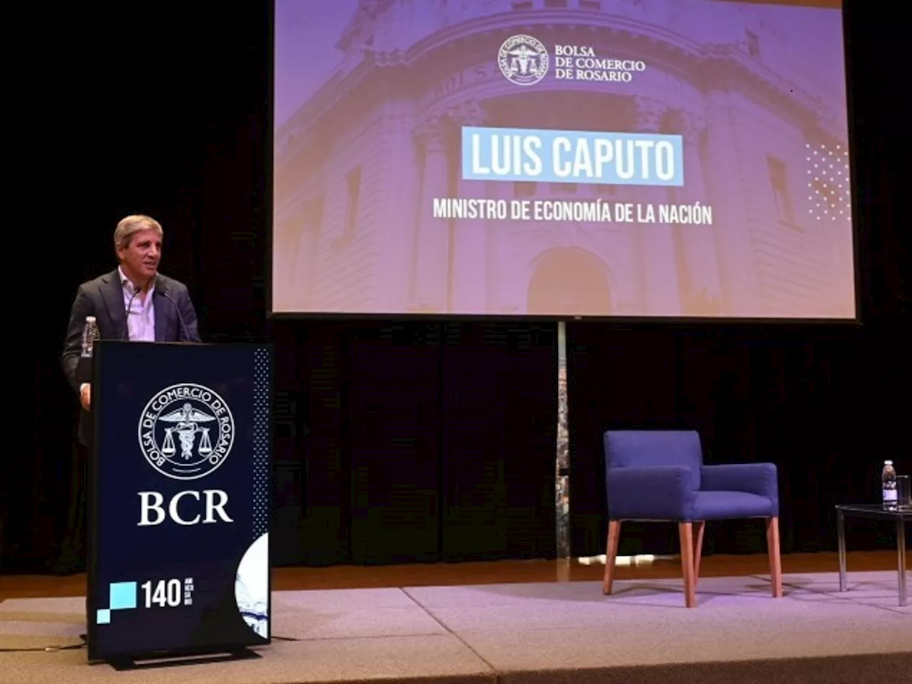 Luis Caputo: 'No va a haber crisis económica, ese riesgo está eliminado'