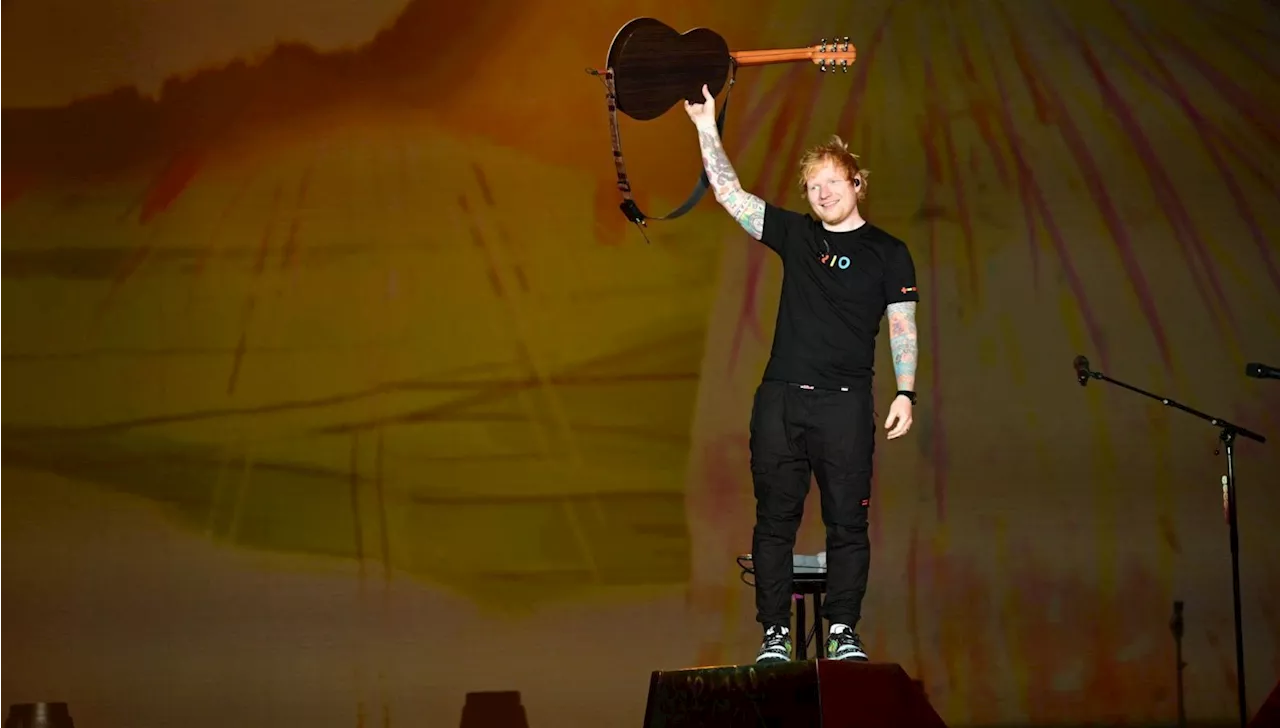 Rock in Rio 2024: sem banda, Ed Sheeran conquista multidão apenas com um violão