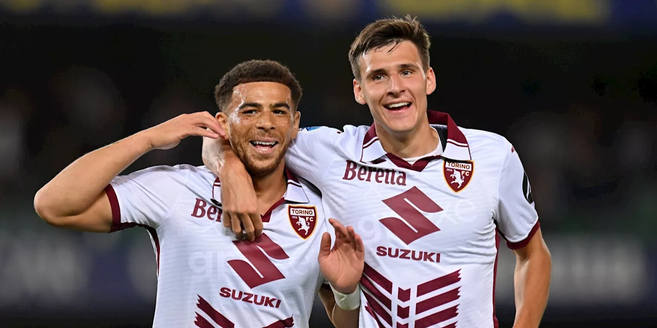 Torino show con Sanabria, Zapata e Adams: Verona travolto, Vanoli è primo in classifica