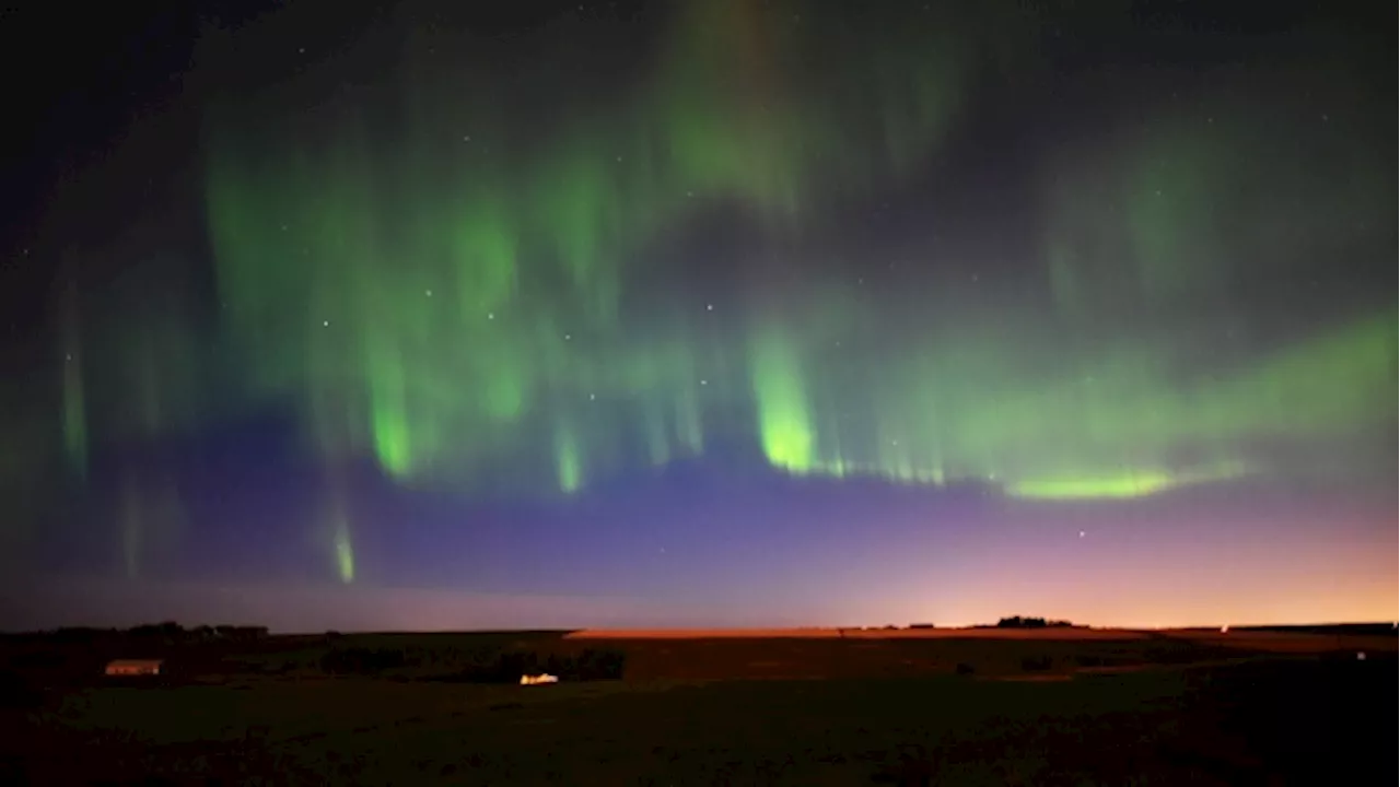 Did you catch Monday night's aurora? These folks did...