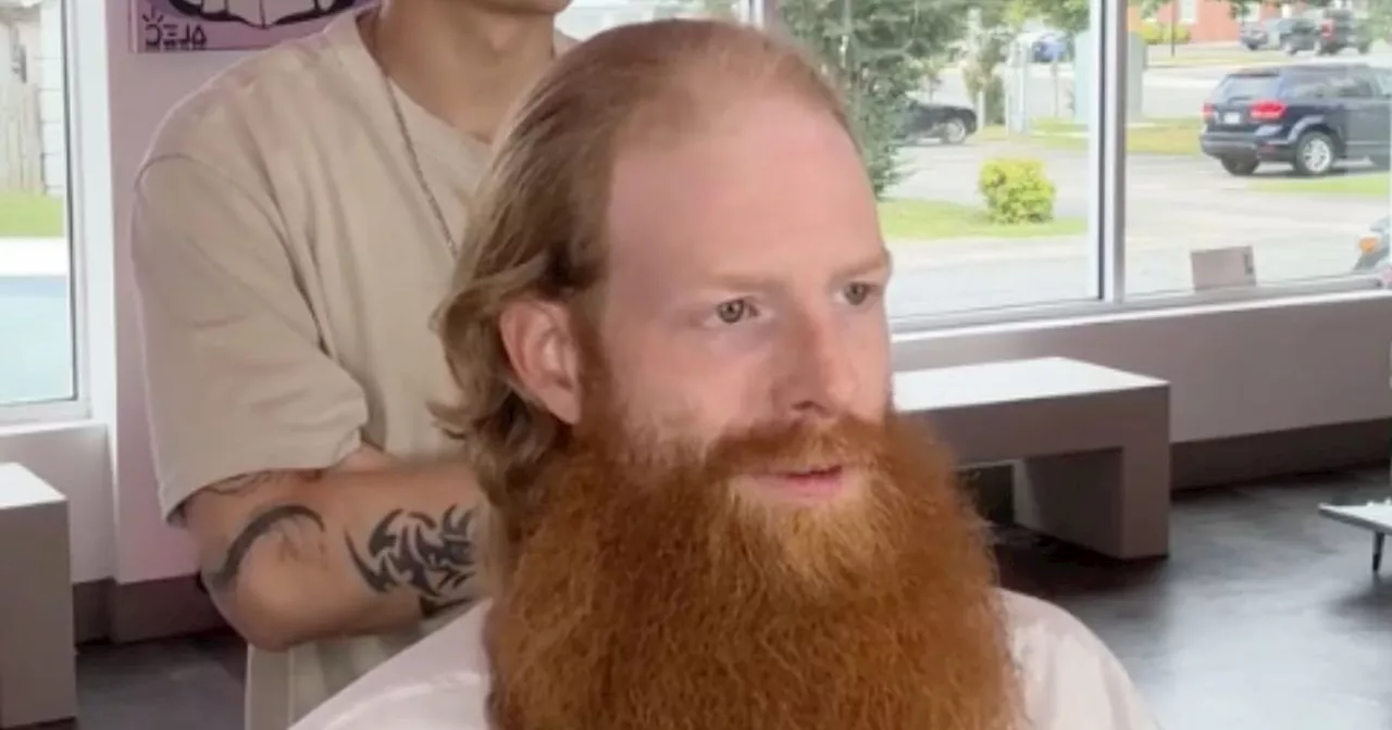 Man leaves barbers looking '10 years younger' after going for dramatic haircut