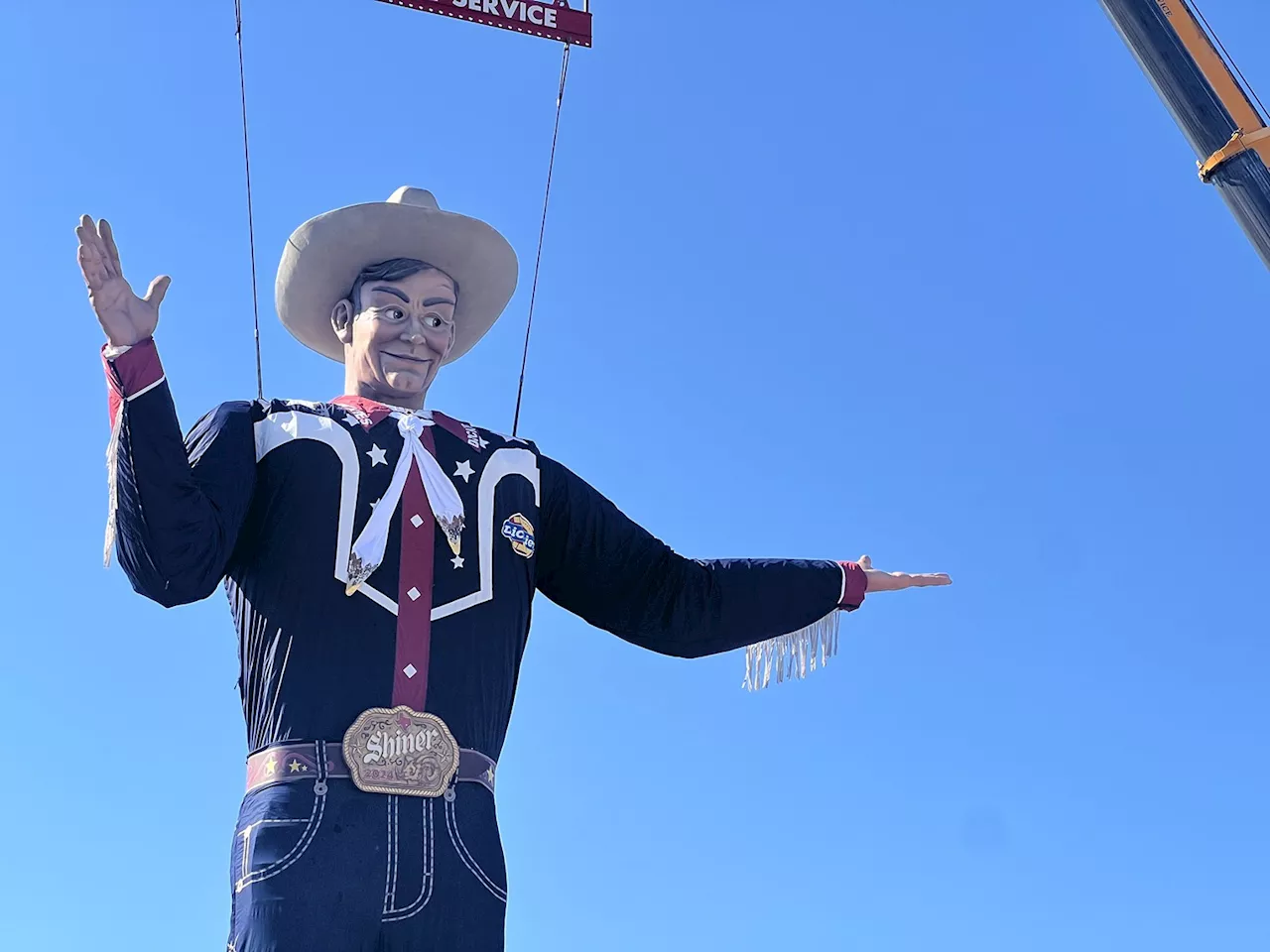 Watch: Big Tex Goes Up at the State Fair