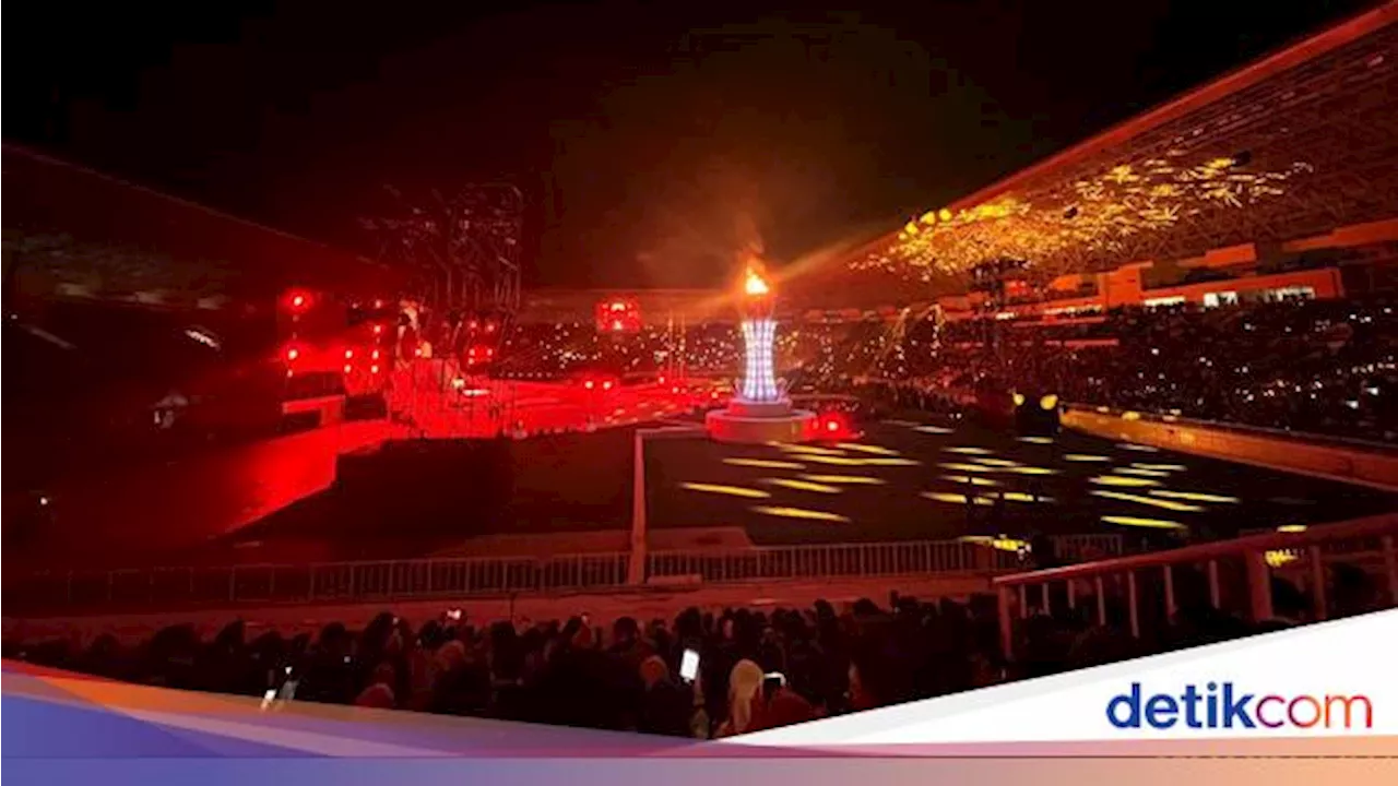 Belasan Ribu Penonton Antusias Saksikan Closing Ceremony PON XXI di Sumut