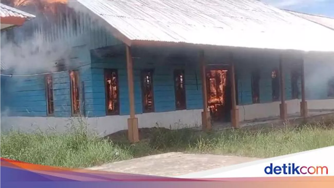 Gedung SMK di Dogiyai Dibakar Ortu Siswa gegara Guru Tak Lagi Mengajar