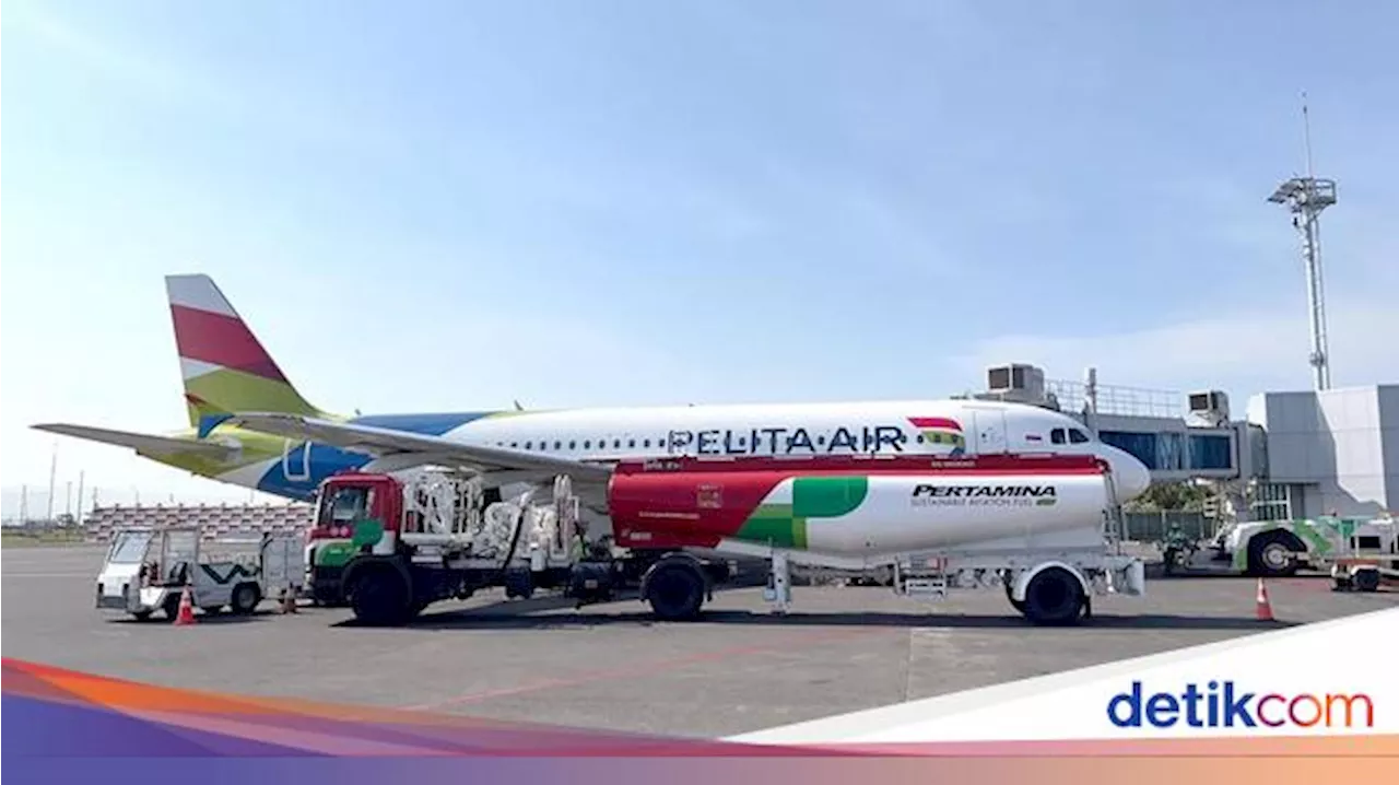 Pelita Air Terbang Pertama Gunakan SAF di Bali International Air Show