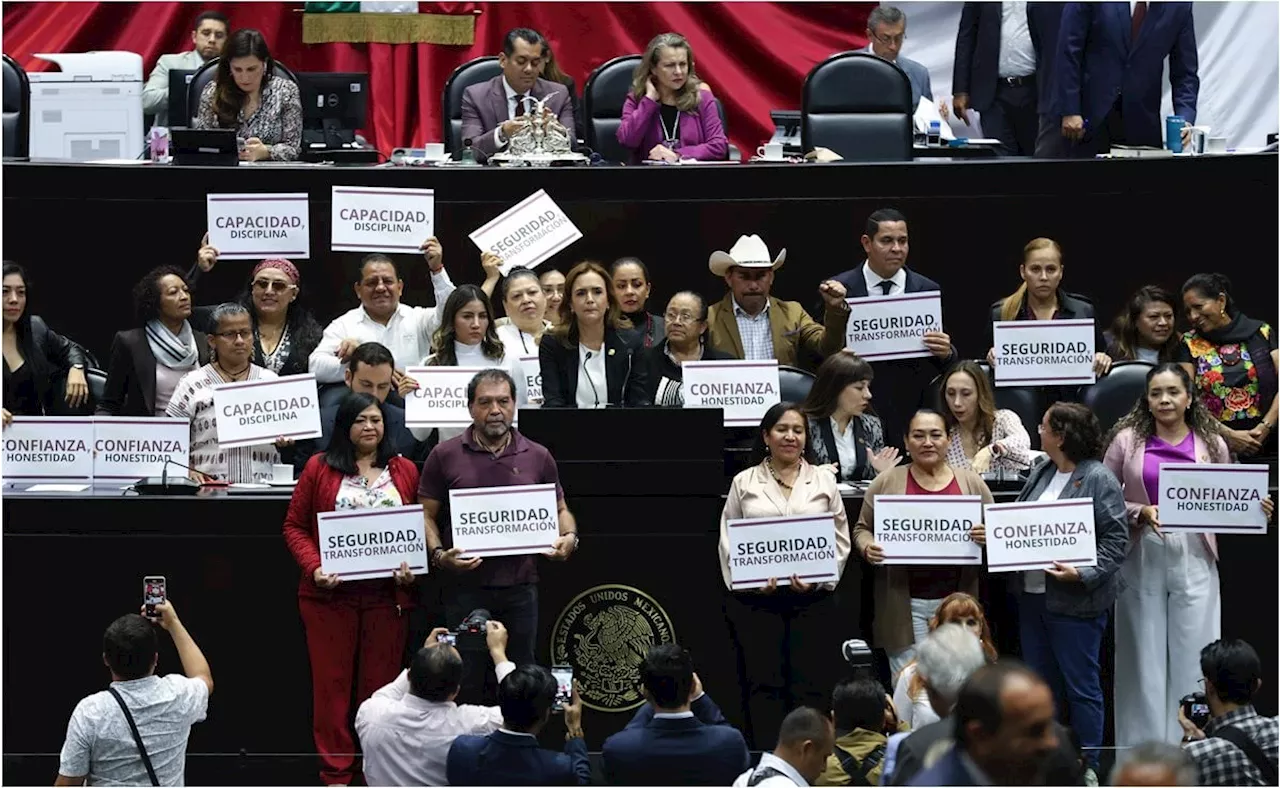 Aplanadora de Morena avala reforma que integra a la Guardia Nacional en Sedena; pasa al Senado