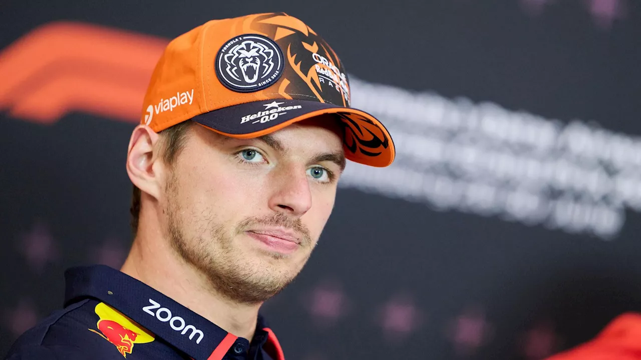 Max Verstappen sanctionné pour cause de vulgarité en conférence de presse