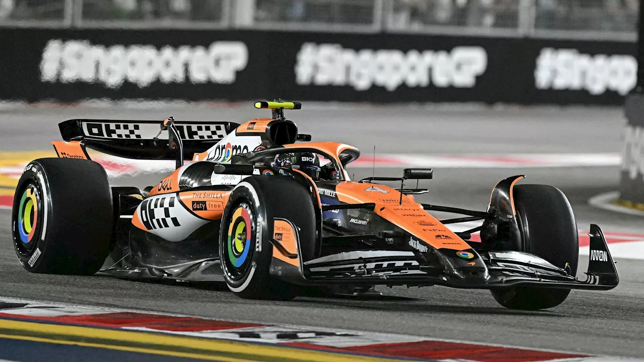 Libere 2 GP Singapore: Norris precede le Ferrari di Leclerc e Sainz, Verstappen solo 15°!