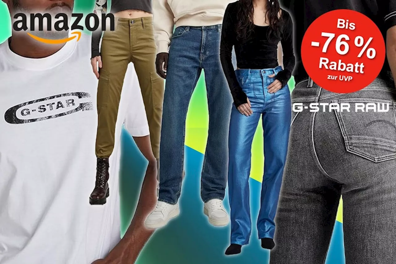 Mega Deals im G-Star RAW Sale: Sensationelle Rabatte bis 76% in Amazon Angeboten