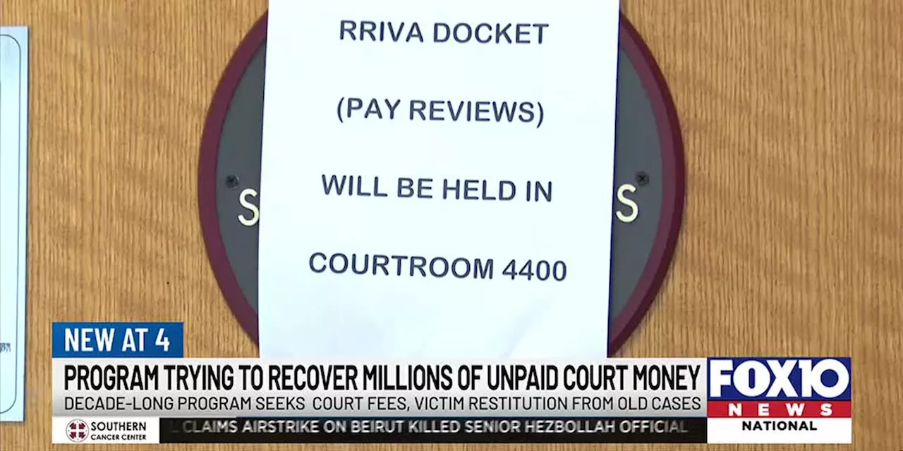 Court hearings target unpaid fees, restitution in years-old Mobile cases