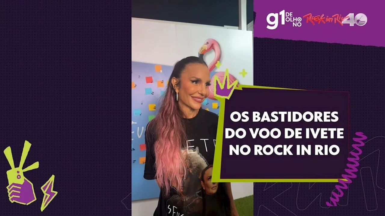 Ivete Sangalo Voa sobre o Público no Rock in Rio