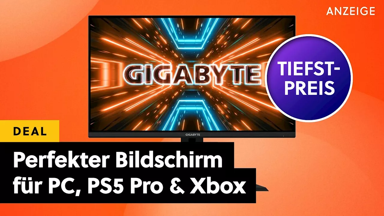 4K-Gaming-Monitor im Bestpreis-Angebot: Über 31 Zoll, ultraschnell mit 144Hz und jetzt so günstig wie noch nie!