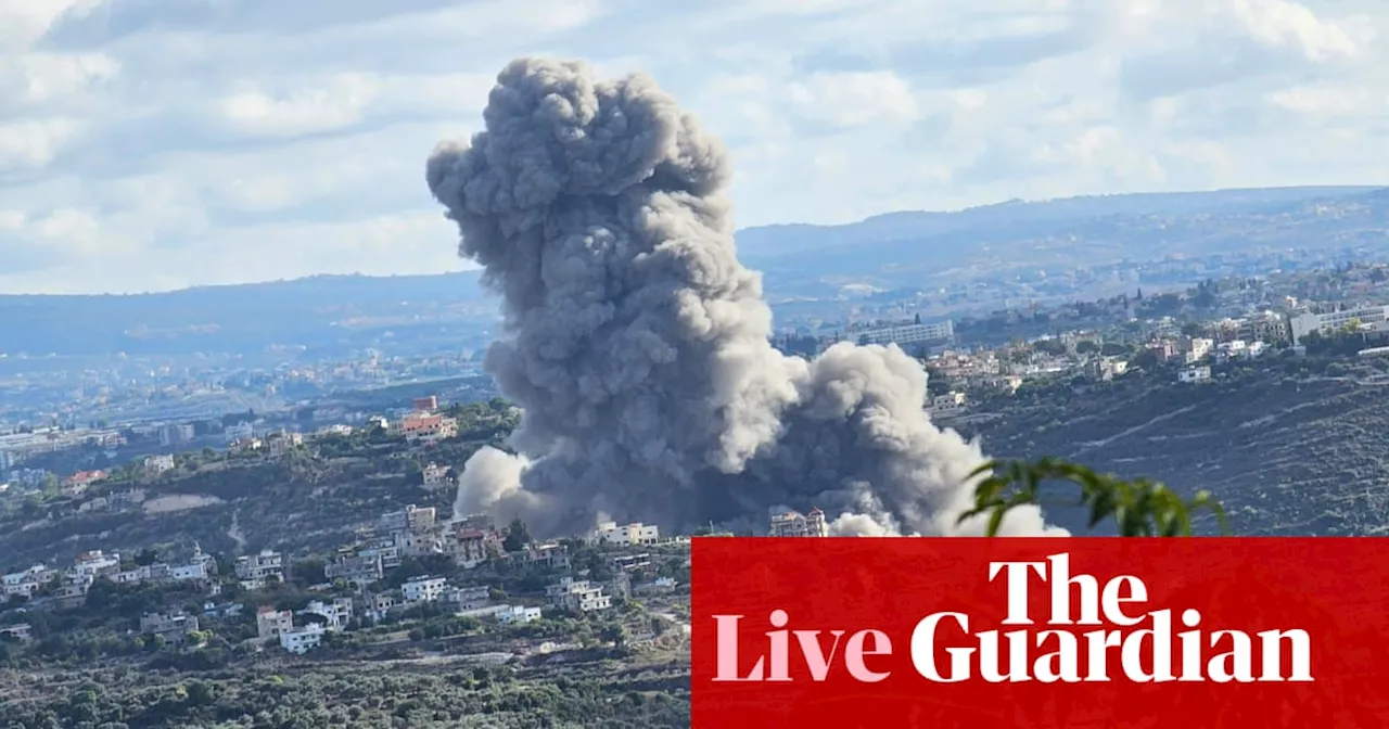 Middle East crisis live: Israel launches major strikes on Lebanon as White House says diplomacy ‘urgent’