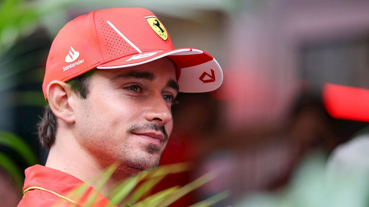 Charles Leclerc Schnellster in erstem Singapur-Training