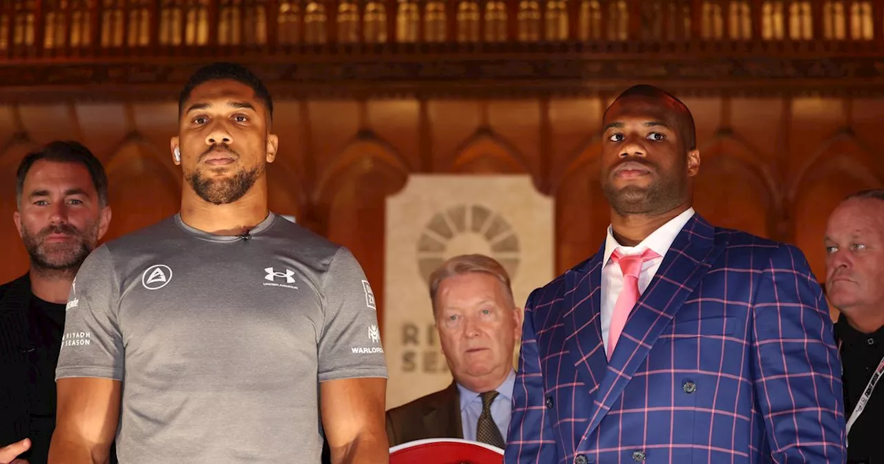 Anthony Joshua v Daniel Dubois fight time, TV channel information and undercard