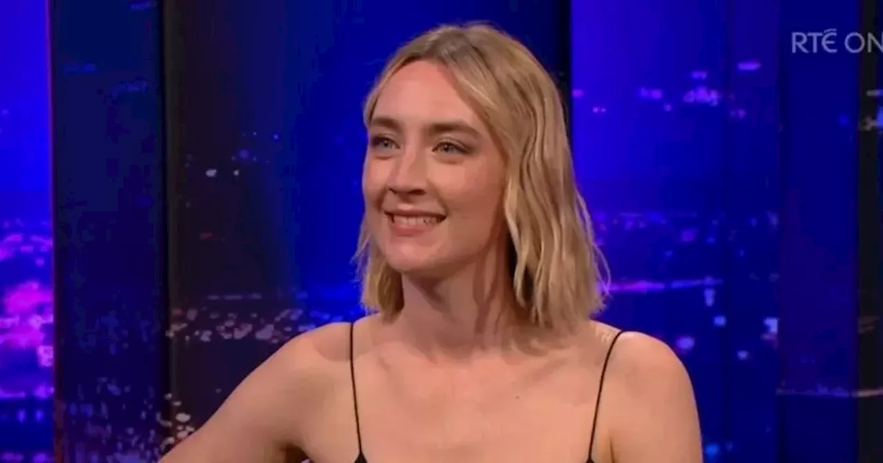 Saoirse Ronan chats working with famous husband during Late Late Show interview