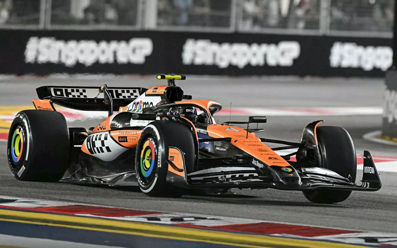 Norris, da McLaren, lidera o segundo treino livre do GP de Singapura