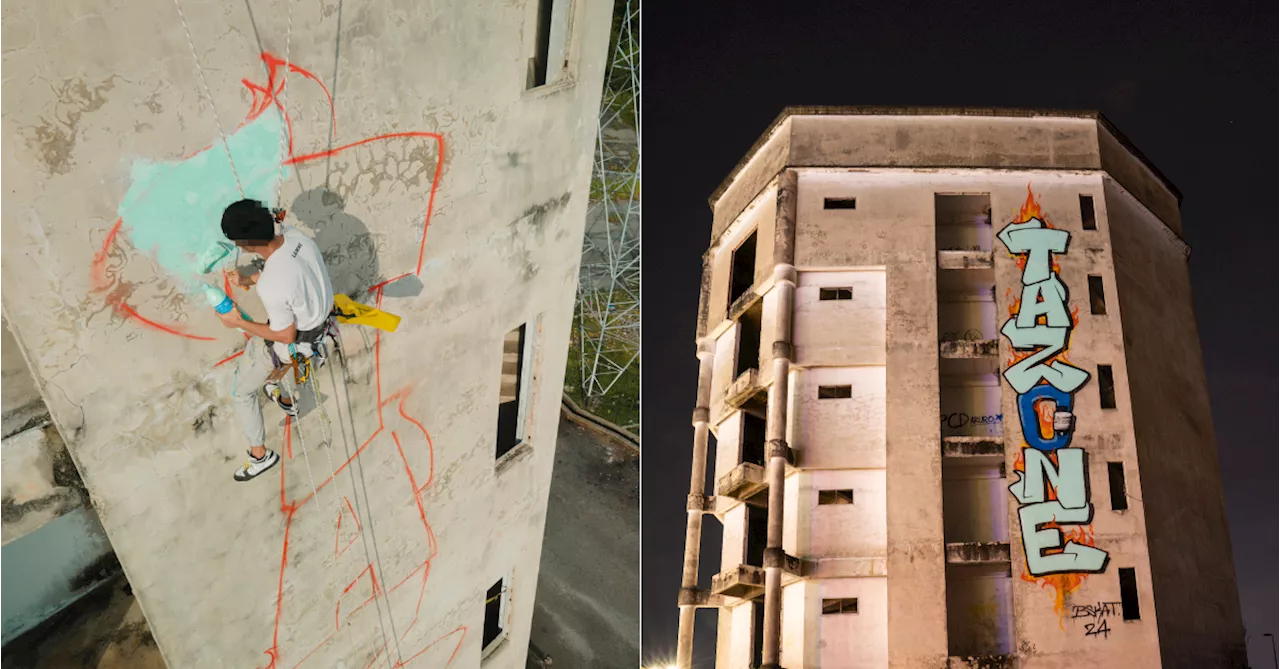 This Malaysian Artist Is Taking Graffiti to New Heights, Quite Literally