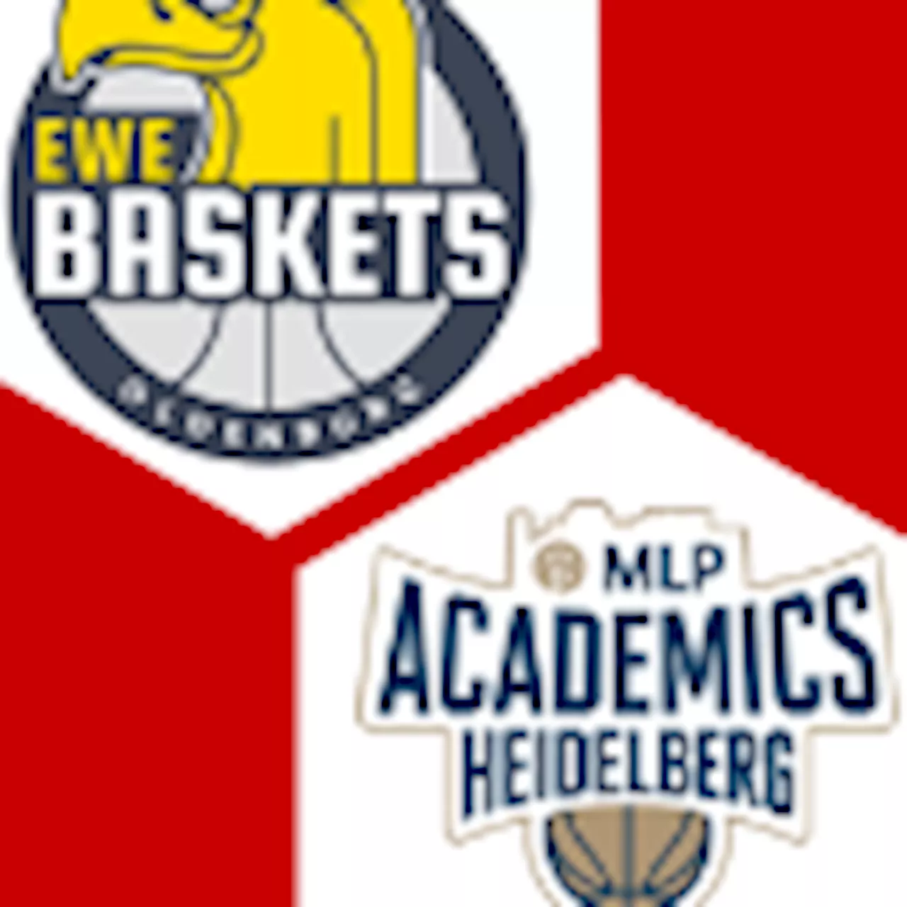 EWE Baskets Oldenburg - MLP Academics Heidelberg : | 1. Spieltag