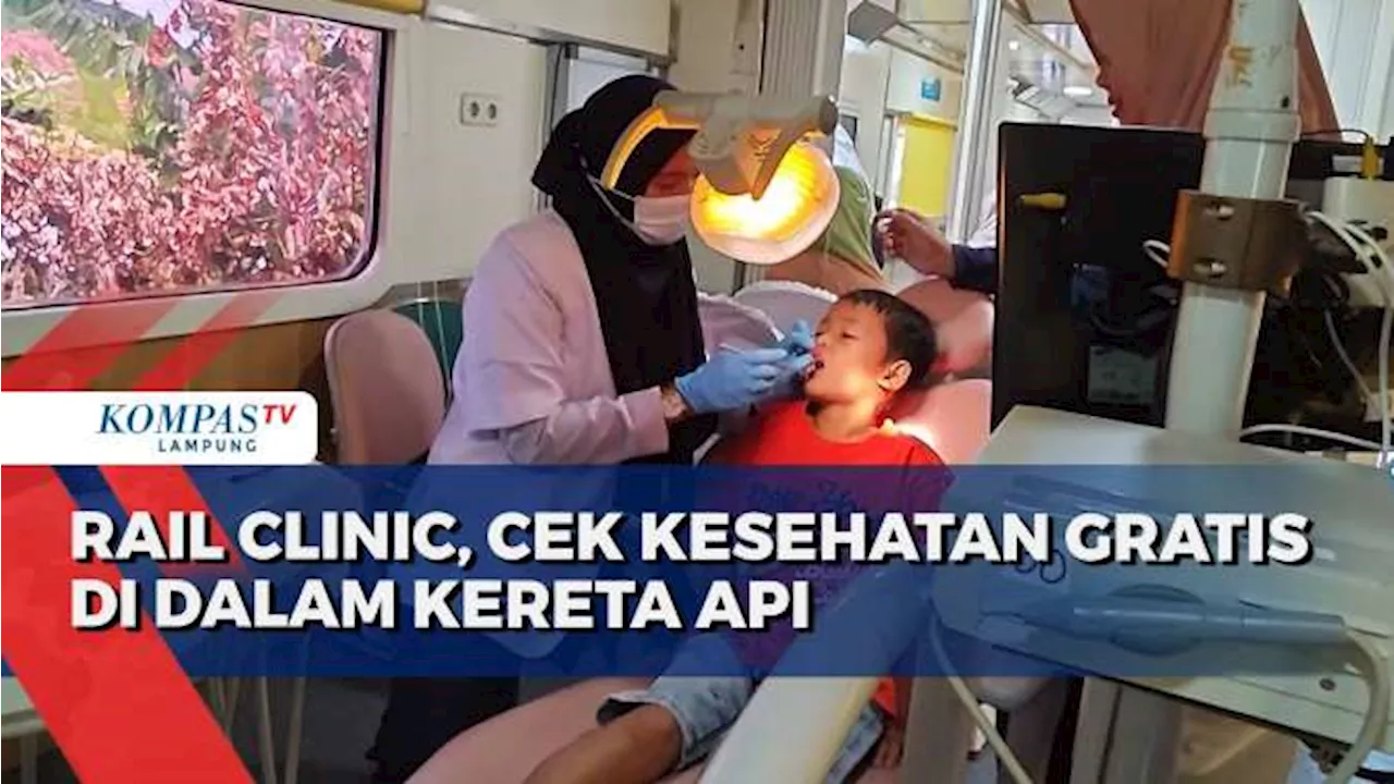 Rail Clinic PT KAI, Warga Cek Kesehatan Gratis di Dalam Kereta Api