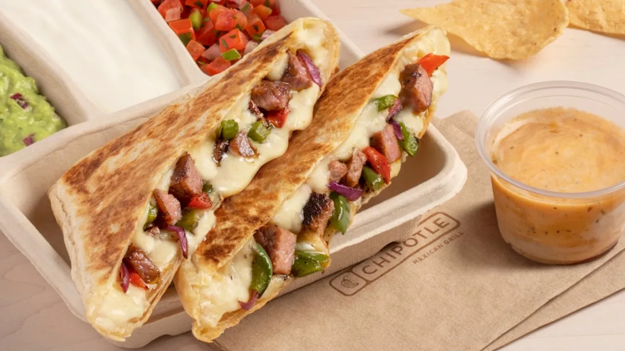 Chipotle Mexican Grill offers BOGO quesadillas Sept. 23-25