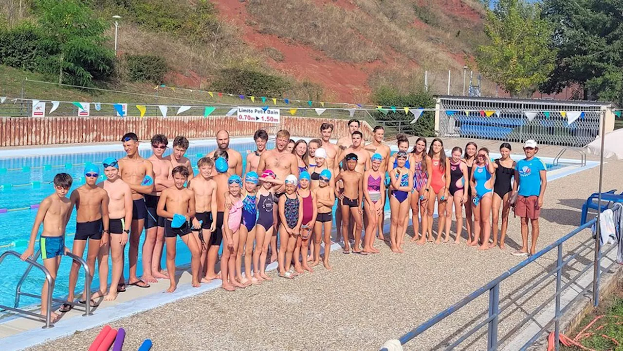 Le club de natation de Marcillac célèbre sa fin de saison