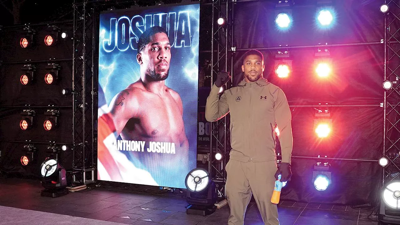 Anthony Joshua podría unirse a la élite del boxeo con victoria sobre Daniel Dubois