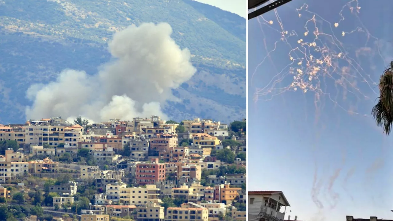 Hezbollah launches barrage of 140 rockets into Israel as IDF hits Beirut in 'targeted strike'