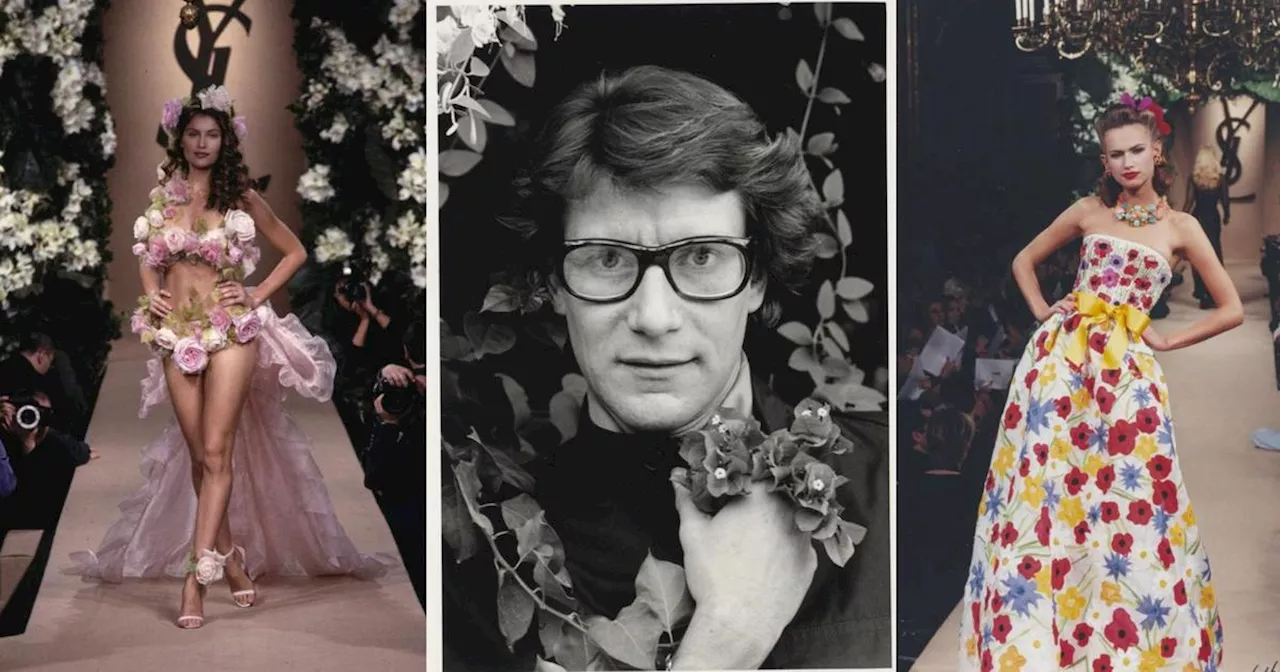 «Les Fleurs d’Yves Saint Laurent»: l’exposition de mode dans le jardin secret du couturier