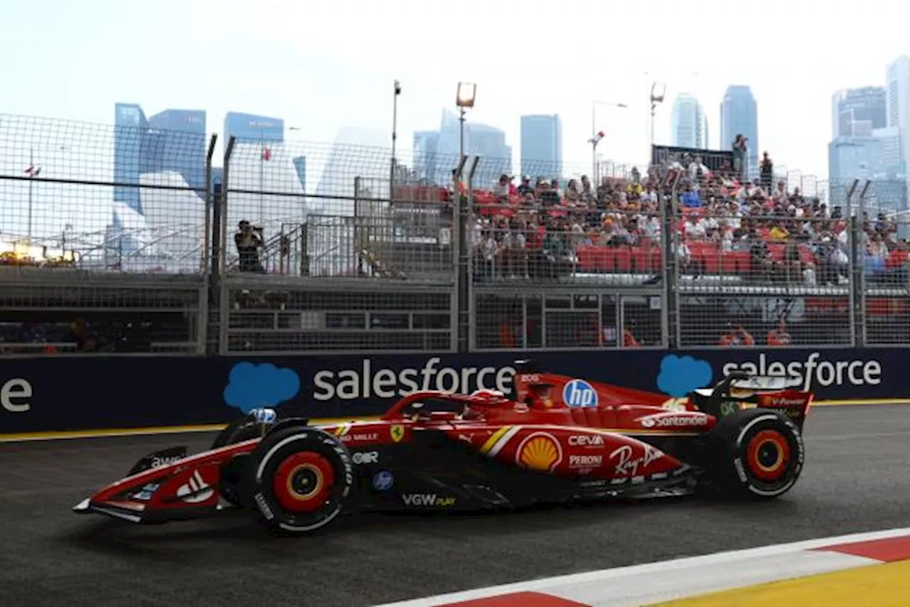 Charles Leclerc domine la première séance d'essais libres au Grand Prix de Singapour