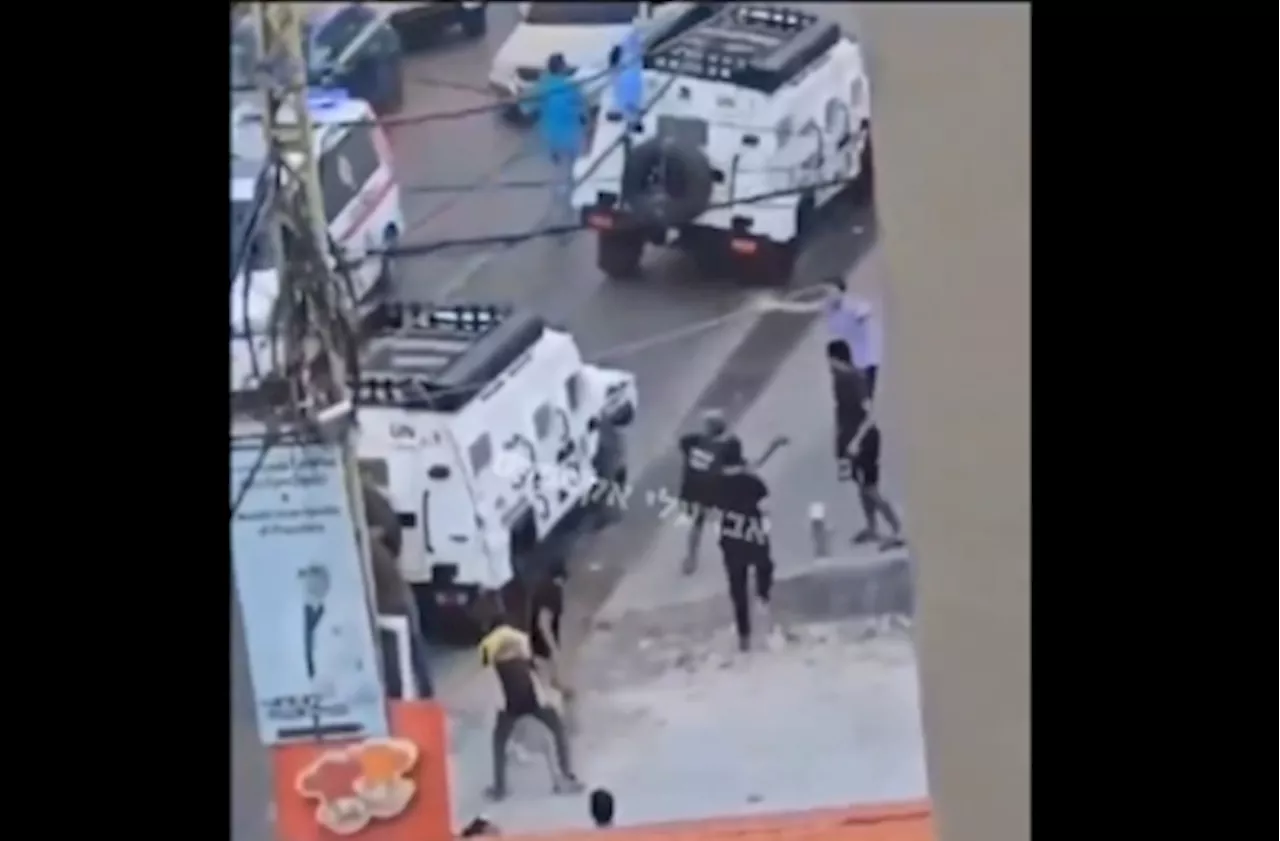 Two Malbatt vehicles carrying Malaysian soldiers attacked by rock-throwing civilians in Lebanon, tyres punctured (VIDEO)