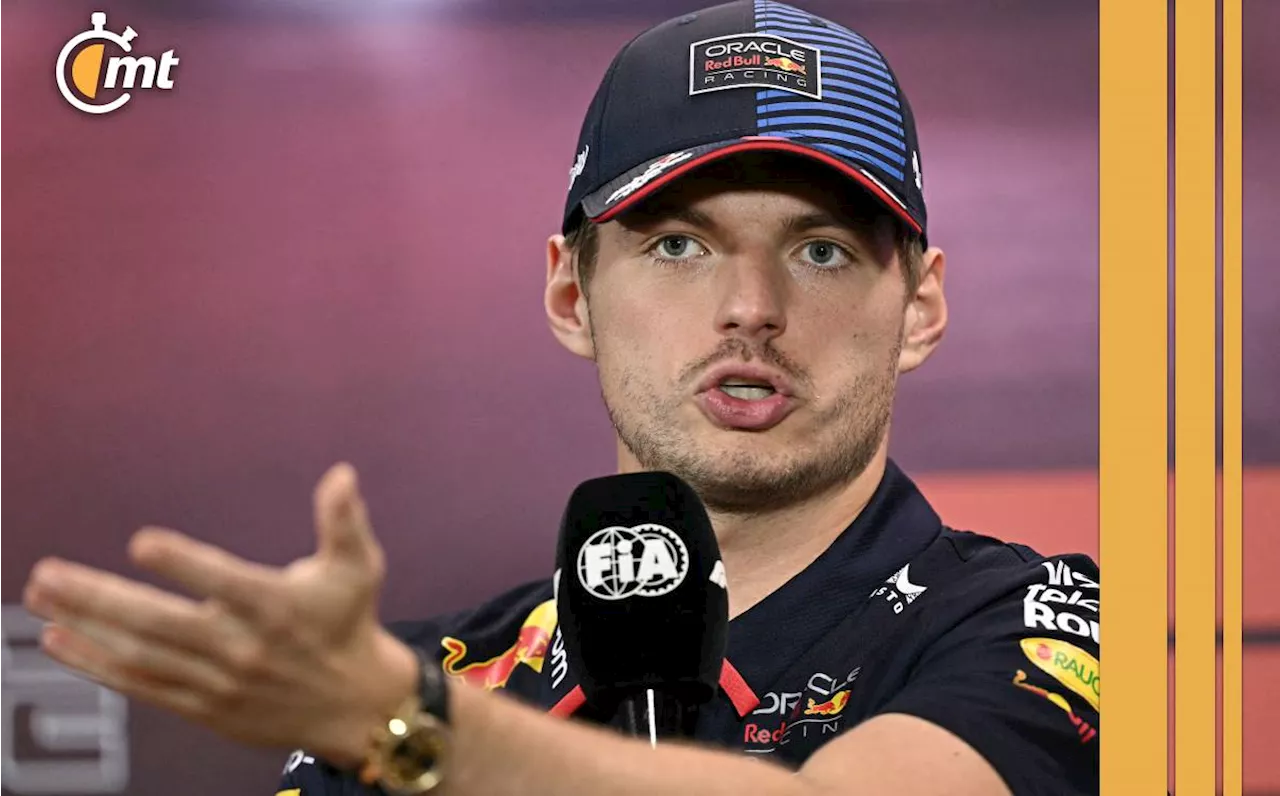 Max Verstappen, sancionado por usar lenguaje vulgar en rueda de prensa