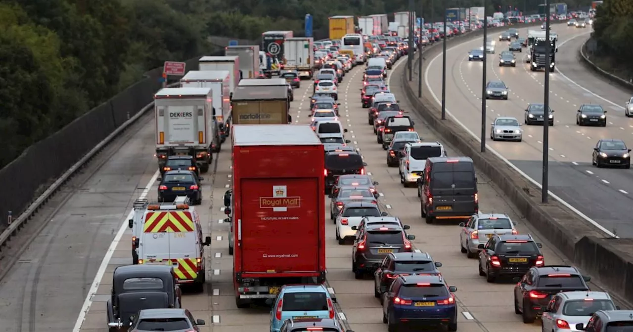 M62 and M25 closures cause disruption and delays as weekend kicks off