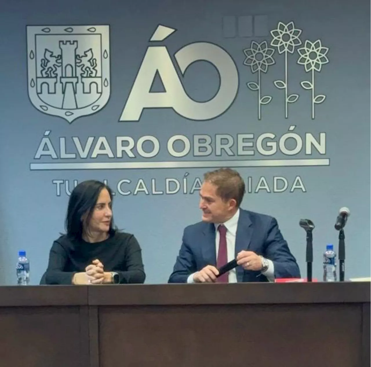 Lía Limón y Javier López Casarín llevan a cabo la última reunión de transición en Álvaro Obregón