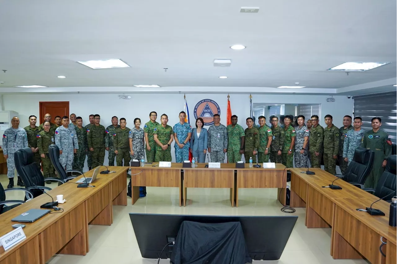 Philippine, Singapore armed forces run joint disaster response training