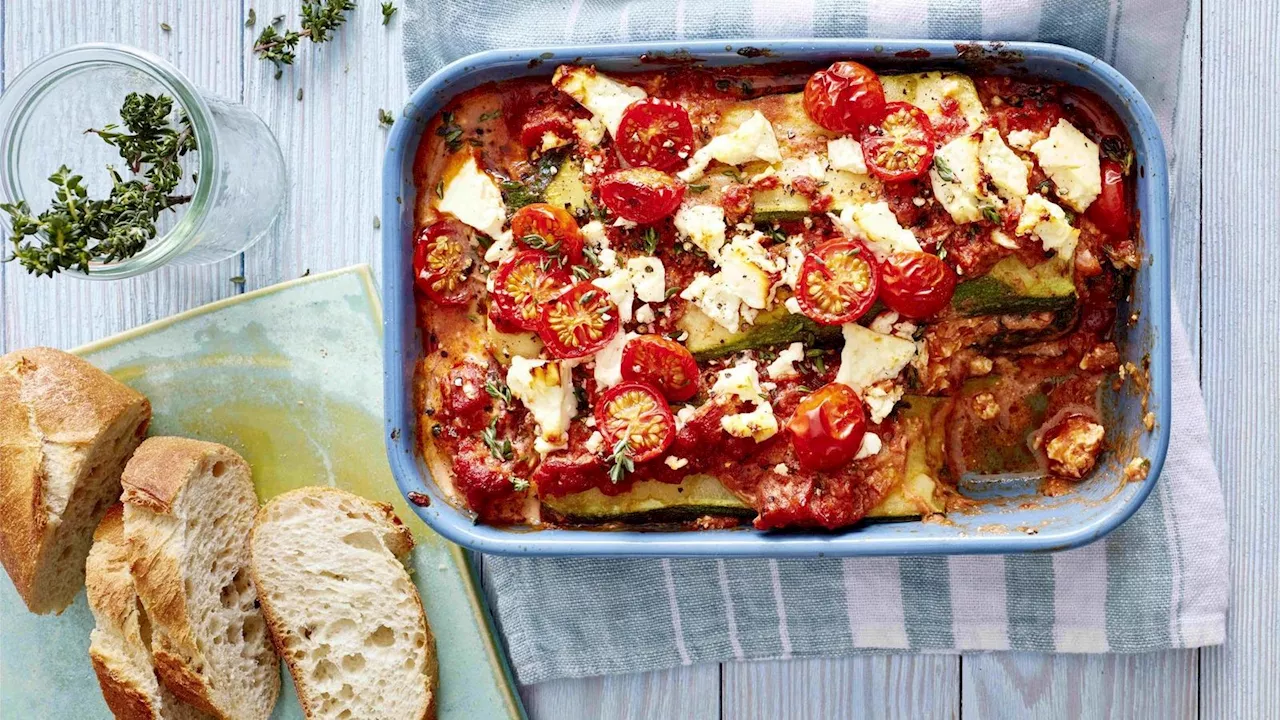 Lust auf Gemüse: Zucchini-Lasagne mit Feta