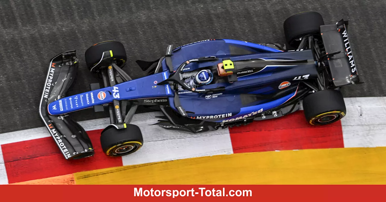 Williams: Neue Teile für Albon, aber nicht für Colapinto